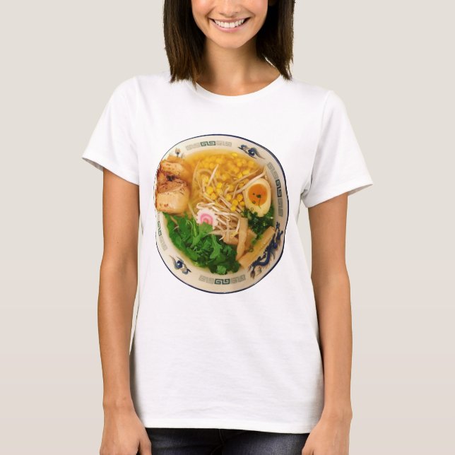Pork Ramen Noodle Soup T-Shirt (Front)