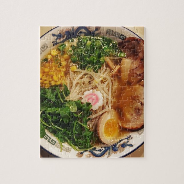 Pork Ramen Noodles Jigsaw Puzzle (Vertical)