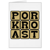 Pork Roast, Pig Dish (Front)