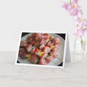 Pork Skewers Card