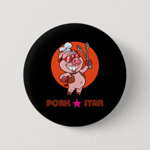 Pork Star Bbq Byrbecue Grilling Ribs Summer Time P Button
