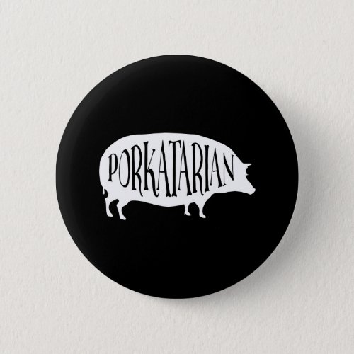 Porkatarian Vintage BBQ Pig Button