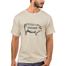 Porkatarian - Vintage Pig T-Shirt