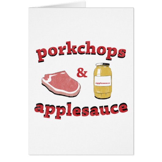 porkchops & applesauce cards (Front)