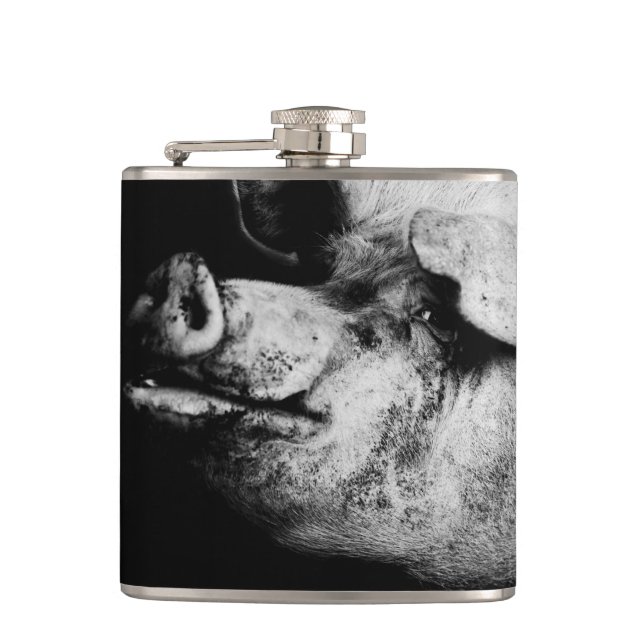 porker portrait flask (Front)