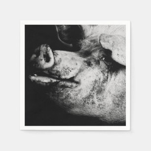 porker portrait paper napkins