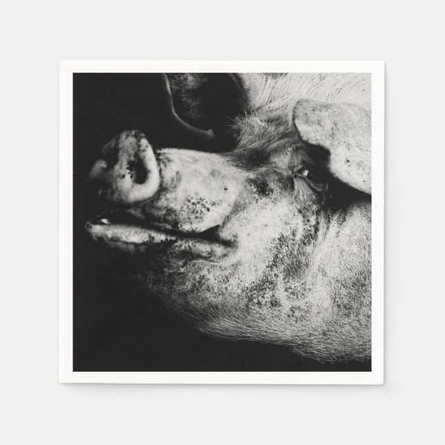 porker portrait paper napkins (Front)