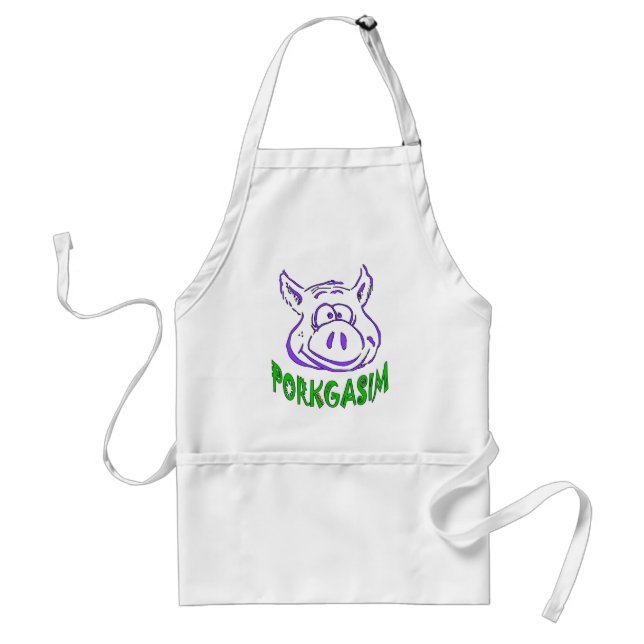 Porkgasim! Adult Apron (Front)