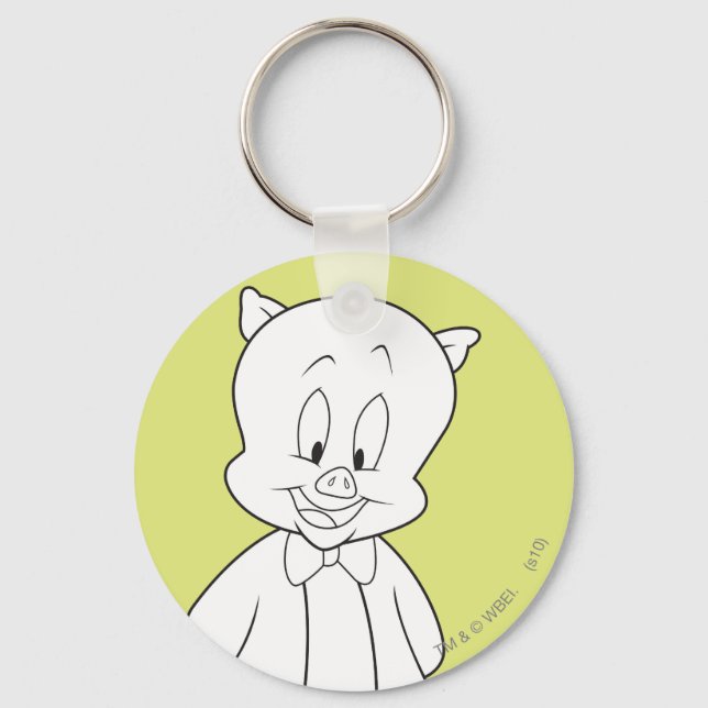 Porky Hello Friend Keychain (Front)