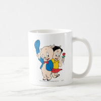 Porky Pig and Petunia Coffee Mug