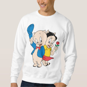 Porky Pig and Petunia Sweatshirt