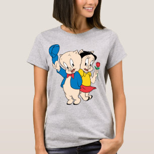 Porky Pig and Petunia T-Shirt