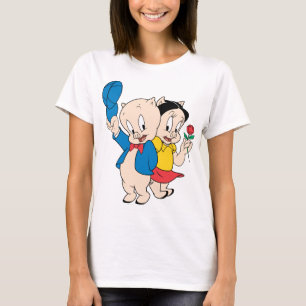 Porky Pig and Petunia T-Shirt