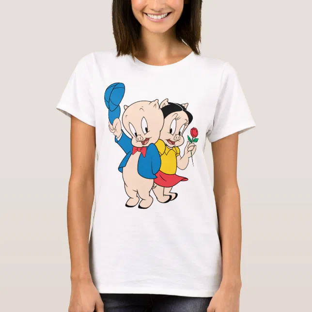 Porky Pig And Petunia T-shirt 