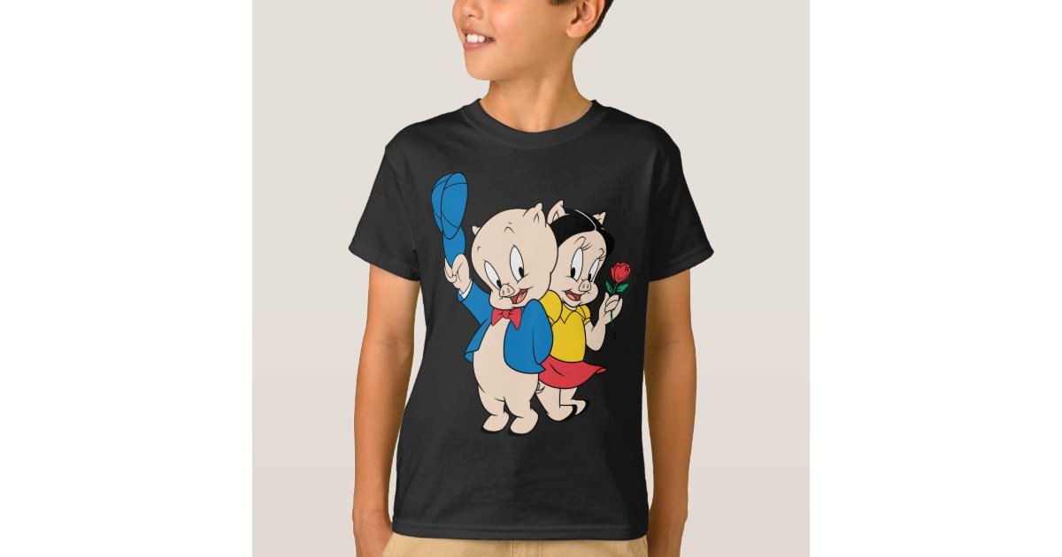 Porky Pig And Petunia T-shirt 