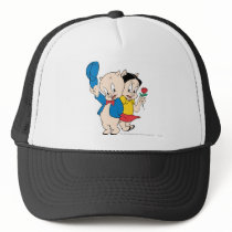 Porky Pig and Petunia Trucker Hat