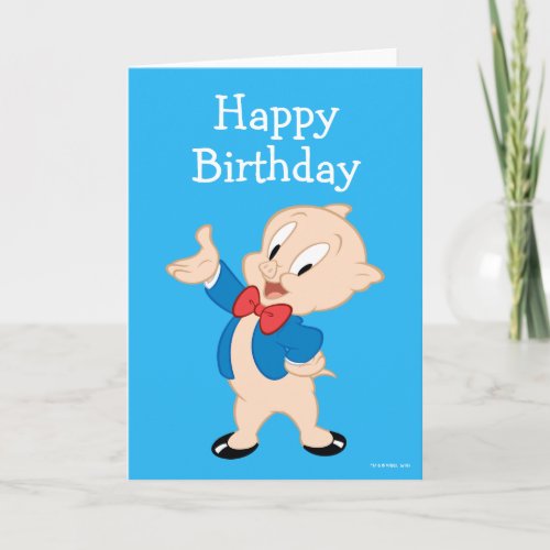 Porky Pig  Classic Pose Card