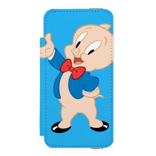 Porky Pig  Classic Pose iPhone SE55s Wallet Case