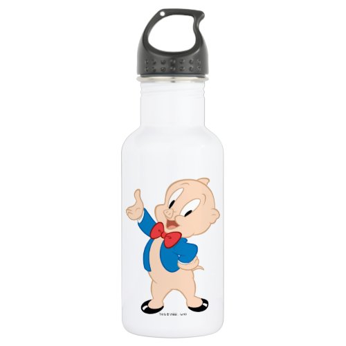 Porky Pig  Classic Pose Stainless Steel Water Bottle