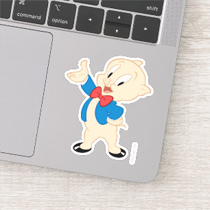 Porky Pig Classic Pose Sticker