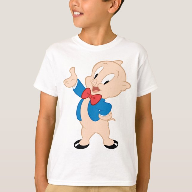Porky Pig | Classic Pose T-Shirt (Front)