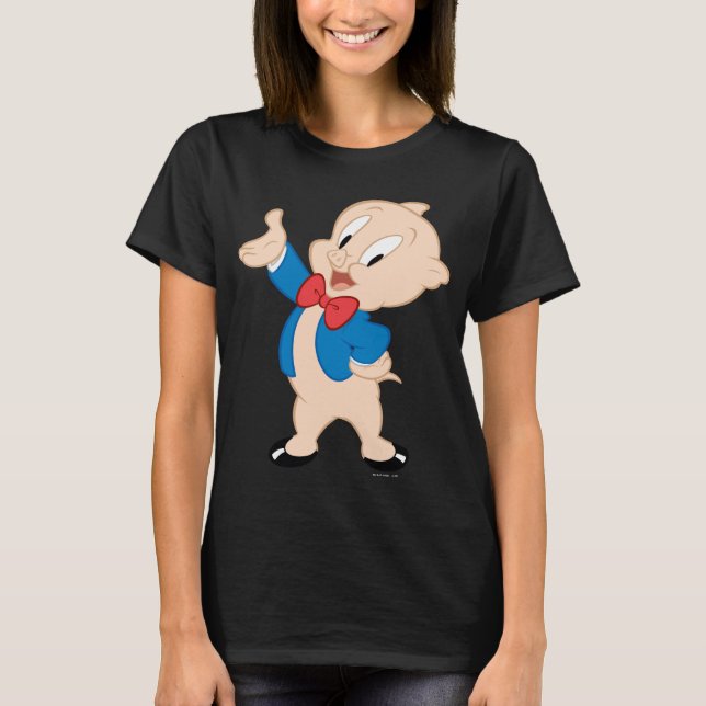 Porky Pig | Classic Pose T-Shirt (Front)