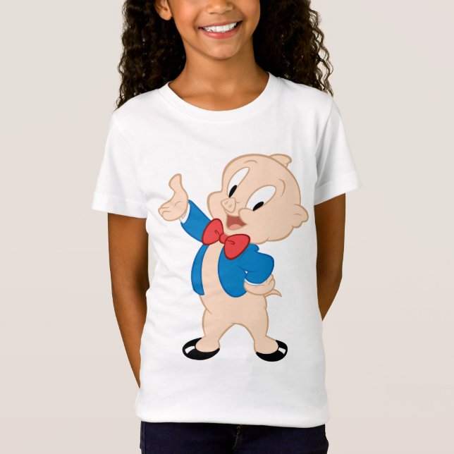 Porky Pig | Classic Pose T-Shirt (Front)