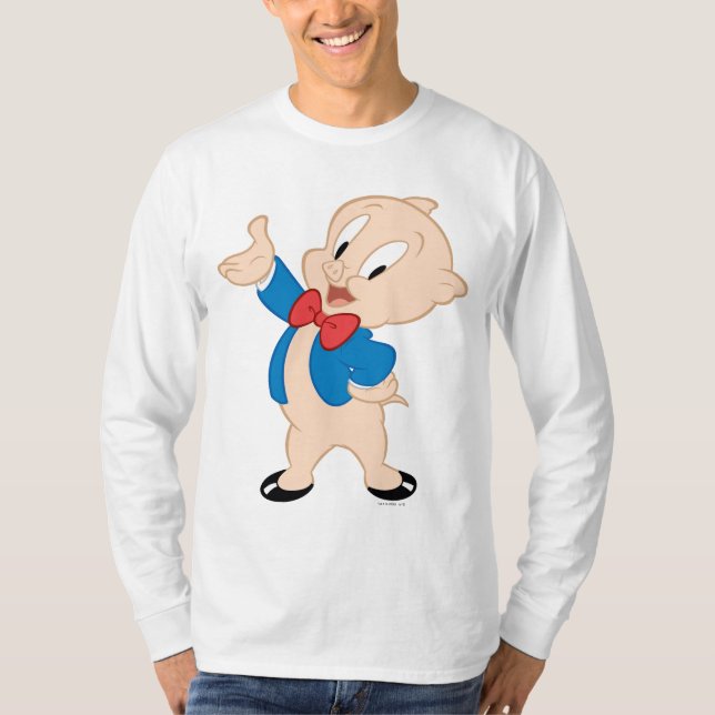 Porky Pig | Classic Pose T-Shirt (Front)