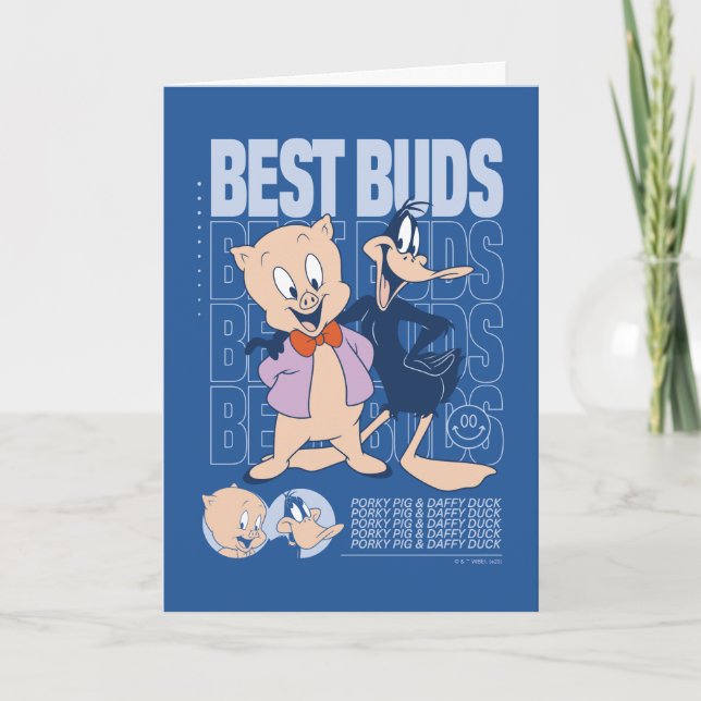 Porky Pig & DAFFY DUCK™ Best Buds Card (Front)