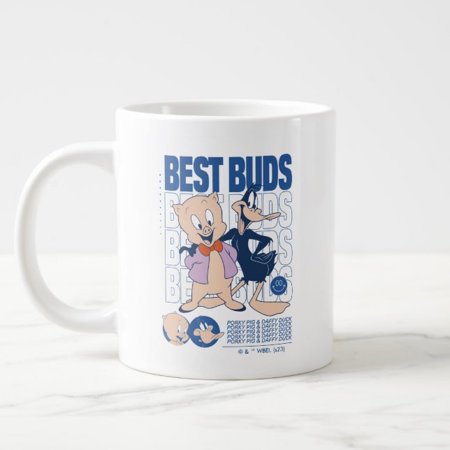Porky Pig & DAFFY DUCK™ Best Buds Giant Coffee Mug (Left)