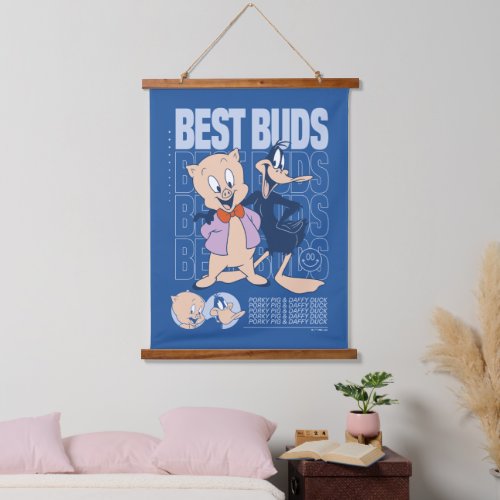 Porky Pig  DAFFY DUCKâ Best Buds Hanging Tapestry