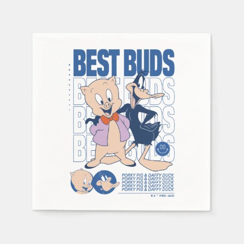 Porky Pig  DAFFY DUCK Best Buds Napkins