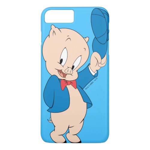 Porky Pig  Waving Hat iPhone 8 Plus7 Plus Case