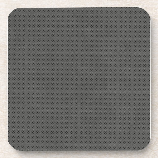 Porous Dark Metal Beverage Coaster (Front)