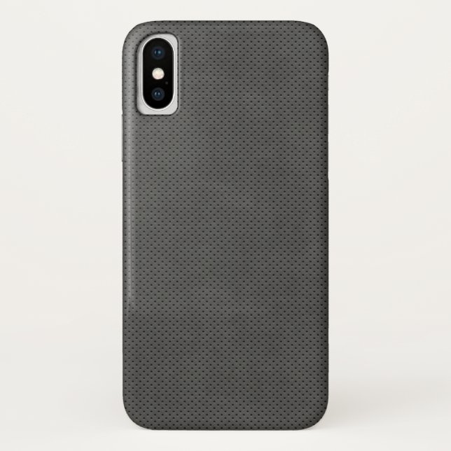 Porous Dark Metal Micro Pattern Case-Mate iPhone Case (Back)