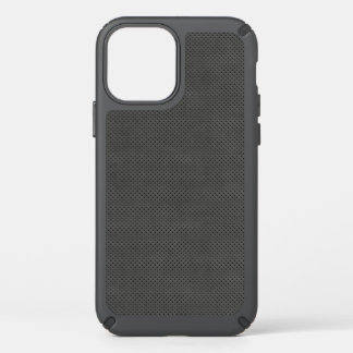 Porous Dark Metal Micro Pattern Speck iPhone Case