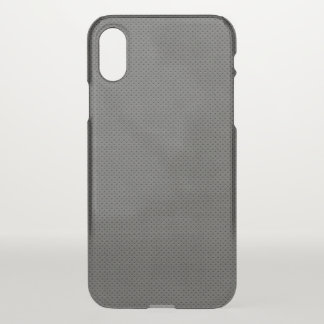 Porous Dark Metal Micro Pattern iPhone X Case