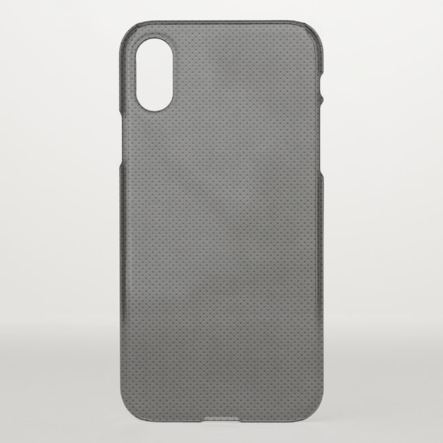 Porous Dark Metal Micro Pattern Uncommon iPhone Case (Back)