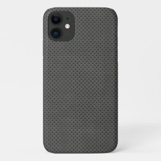 Porous Dark Metal Pattern Design iPhone 11 Case
