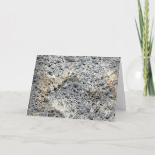 Porous Stone Letterpress Thank You Card