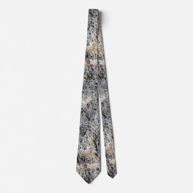 Porous Stone | Tilled Pattern | Neck Tie (Front)