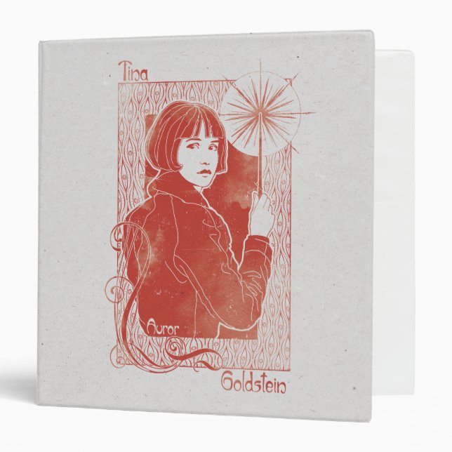 PORPENTINA GOLDSTEIN™ Illustration 3 Ring Binder (Front/Inside)