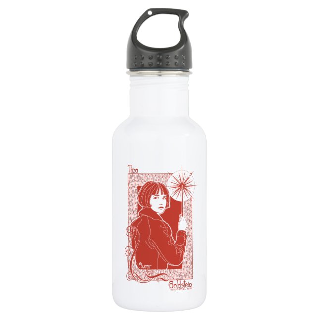 PORPENTINA GOLDSTEIN™ Illustration Stainless Steel Water Bottle (Front)