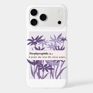 PORPHYROPHILE PURPLE FLOWER NATURE iPhone 17 PRO MAX CASE