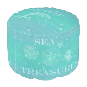 Porpoise Beach Ottoman Pouf
