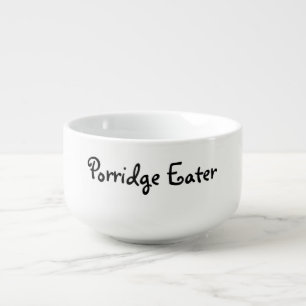 Porridge eater, personalised soup mug