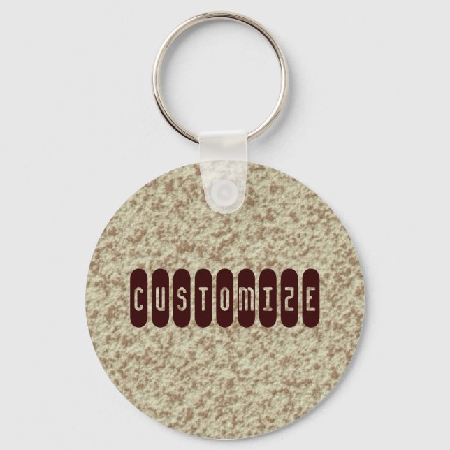 Porridge - Template Keychain (Front)