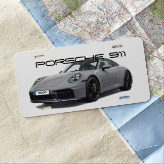 Porsche 911 License Plate (PERSONALIZED) 992.2