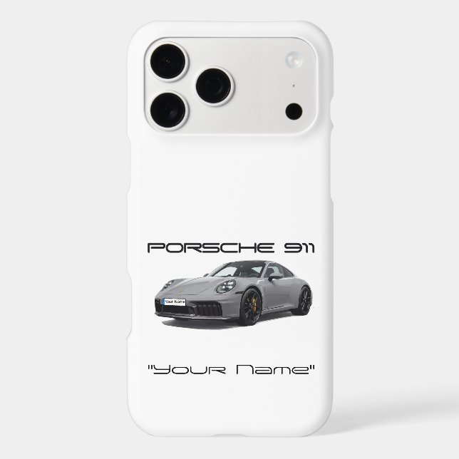 Porsche 911 (PERSONALIZED) 992.2 Case-Mate iPhone Case (Back)
