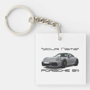 Porsche 911 (PERSONALIZED) 992.2 Keychain
